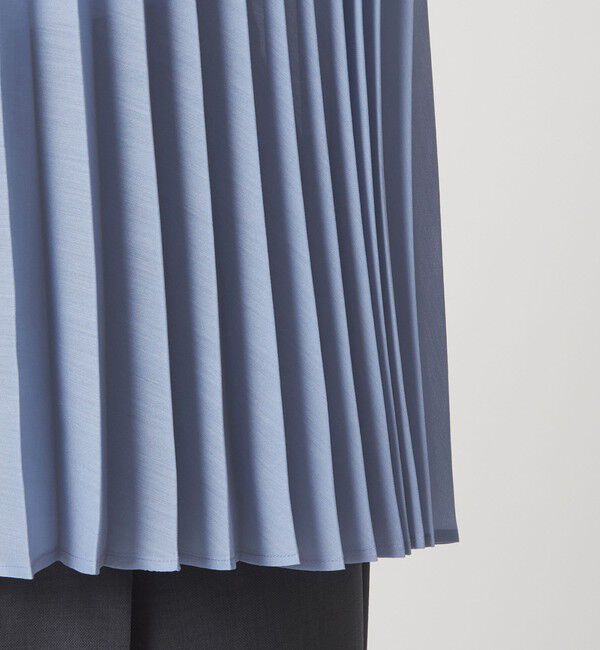 UNITED ARROWS green label relaxing「ヨーク プリーツ ショートスリーブ ブラウス」|シャツ・ブラウス|