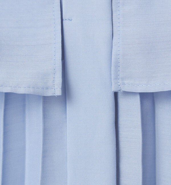 UNITED ARROWS green label relaxing「ヨーク プリーツ ショートスリーブ ブラウス」|シャツ・ブラウス|