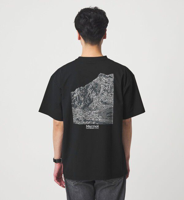 UNITED ARROWS green label relaxing「【別注】＜Marmot＞マウンテン ディピクション 半袖 Tシャツ  -吸水・速乾・UVカット-」|Tシャツ・カットソー|