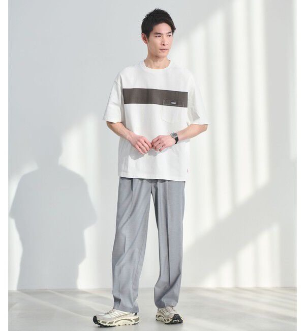 UNITED ARROWS green label relaxing「【別注】＜CHUMS＞GLR ライン ポケット 半袖 Tシャツ」|Tシャツ・カットソー|