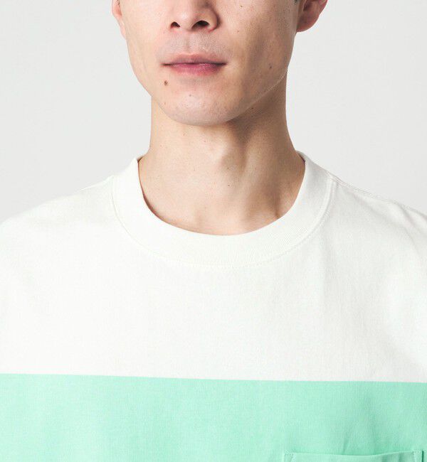 UNITED ARROWS green label relaxing「【別注】＜CHUMS＞GLR ライン ポケット 半袖 Tシャツ」|Tシャツ・カットソー|