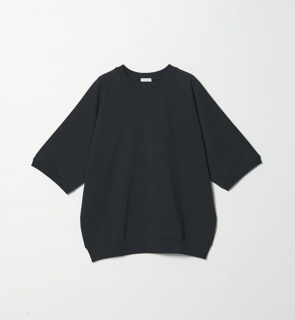 BEAUTY&YOUTH UNITED ARROWS「【WEB限定】ラグラン ショートスリーブ スウェット	」|Tシャツ・カットソー|BLACK