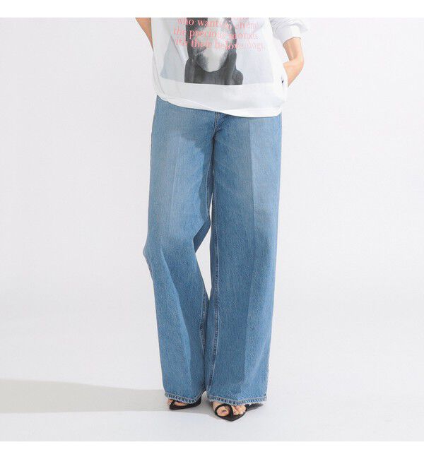 Demi-Luxe BEAMS 「【別注】upper hights / THE SISTER デニムパンツ BRUME」|デニム|