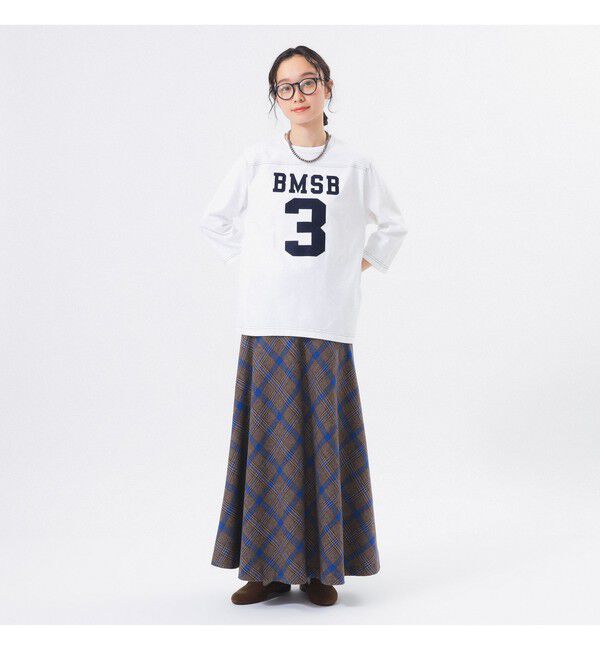 BEAMSBOY「テンジク フットボール 3/4 Tシャツ ＜定番 / 着回し力抜群＞」|Tシャツ・カットソー|