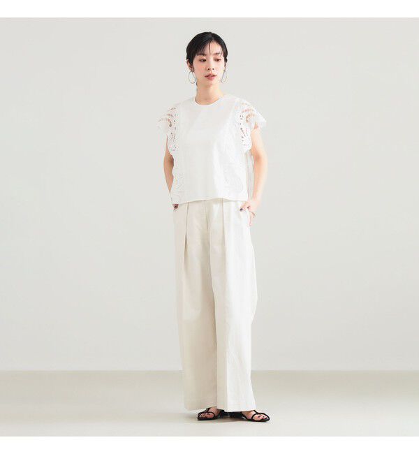 Demi-Luxe BEAMS 「カットワーク ブラウス」|シャツ・ブラウス|