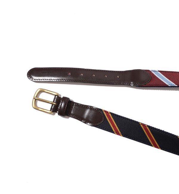 BEAMS PLUS「BEAMS PLUS / Leather Tab Ribbon Belt」|ベルト|