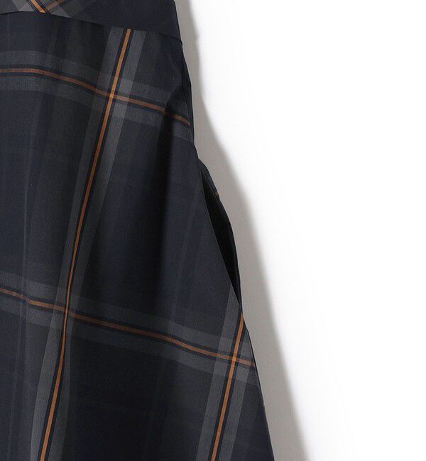 SHIPS for women「【SHIPS別注】Nell:〈手洗い可能〉コットン ビッグ チェック キャミ ワンピース」|ワンピース|