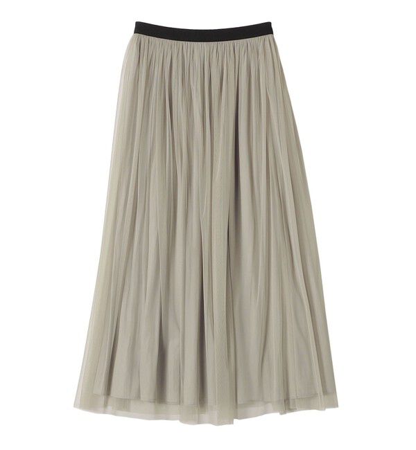 SHIPS for women「〈手洗い可能〉リバーシブル チュール カッセン スカート」|スカート|