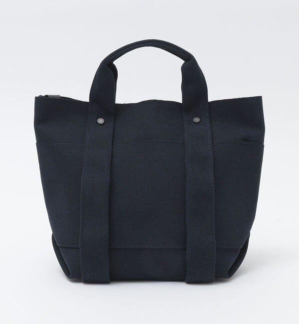 SHIPS「KARRI: POLY CANVAS 2WAY TOTE S」|トートバッグ|ネイビー