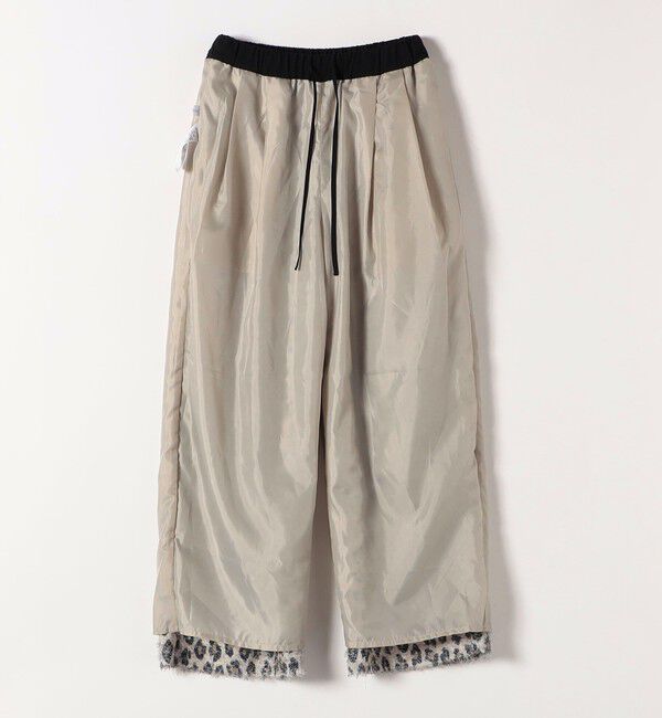 SHIPS any「SHIPS any:〈手洗い可能〉レオパード ジャカード ワイド イージー パンツ」|その他|