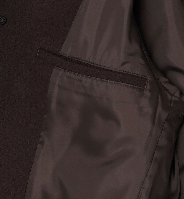 SHIPS「SHIPS: S140 ウールシルク シングル ピーコート」|ピーコート|