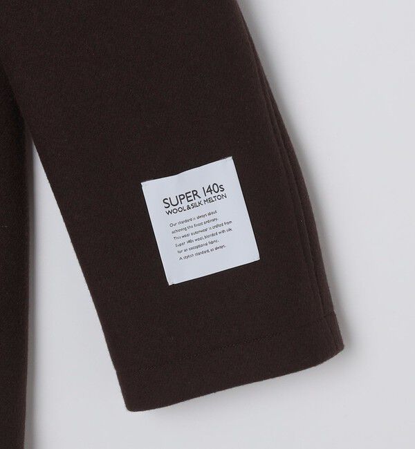 SHIPS「SHIPS: S140 ウールシルク シングル ピーコート」|ピーコート|