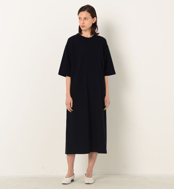 GALERIE VIE「コットンシルクカノコ ワイドスリーブワンピース」|ワンピース|