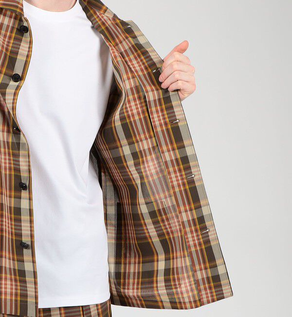 TOMORROWLAND MENS「クレープコットン コックジャケット」|ブルゾン・スタジャン|