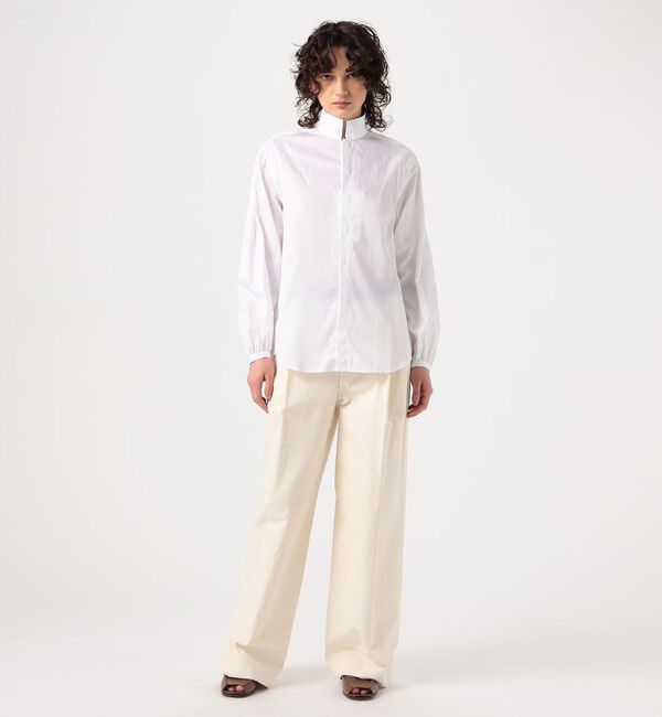 TOMORROWLAND BUYING WEAR「BOURRIENNE POETESSE コットンシャツ」|シャツ・ブラウス|