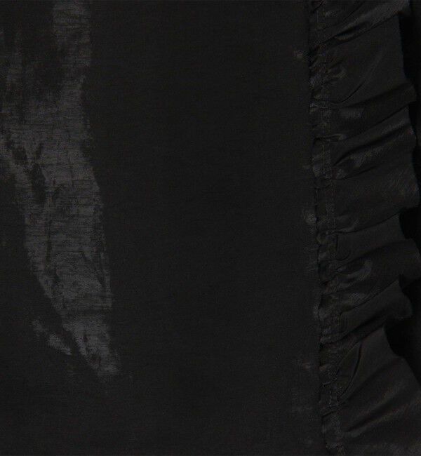 Edition「グロッシーフリル タイトスカート」|タイト|