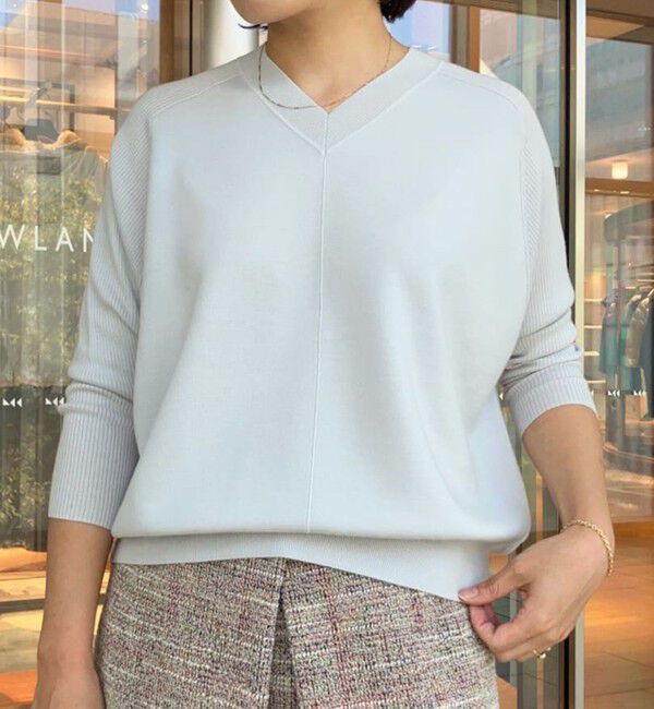 Ballsey「バウンススムース ワイドプルオーバー」|ニット・セーター|13 ライトグレー