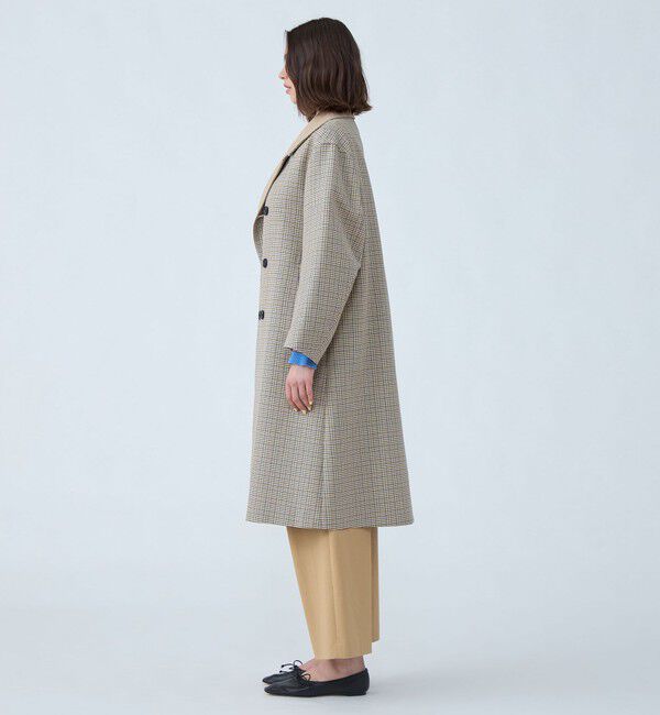 MACPHEE「コットンリバーチェック ダブルブレストコート」|その他|