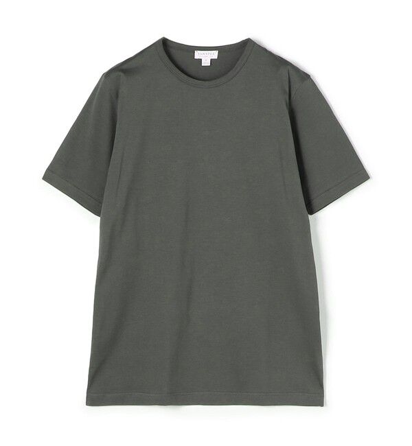 TOMORROWLAND BUYING WEAR「SUNSPEL コットン クルーネックTシャツ」|Tシャツ・カットソー|17 Charcoal