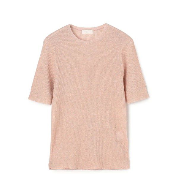 Ballsey「マーセライズドコットン クルーネックプルオーバー」|ニット・セーター|31 ライトピンク