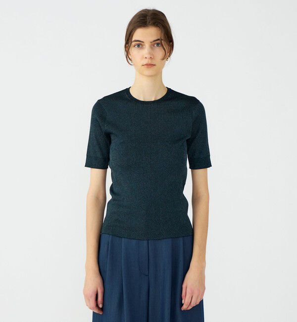 Ballsey「マーセライズドコットン クルーネックプルオーバー」|ニット・セーター|