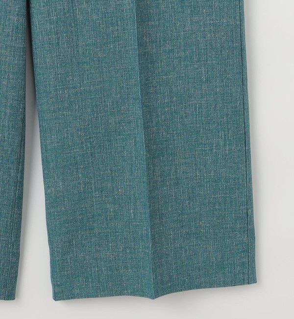 CABaN「コットンリネンスラブ ポケットワイドパンツ」|チノ|