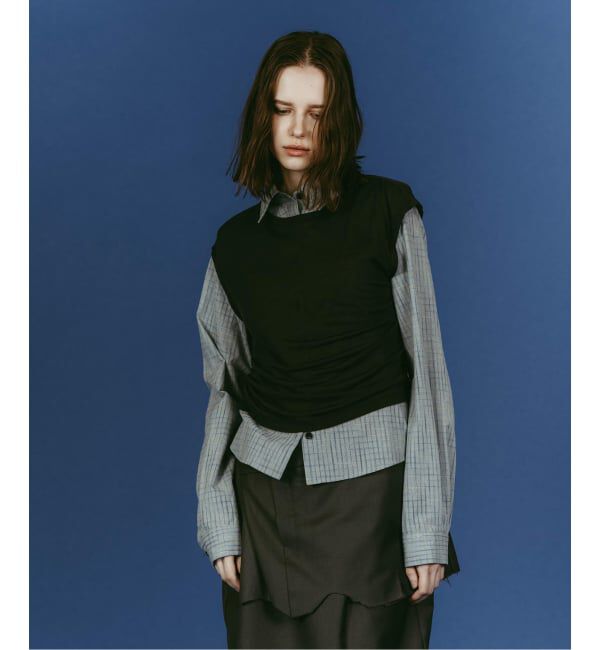 JOINT WORKS「Knuth Marf/クヌースマーフ 2-piece layered compact shirt」|シャツ・ブラウス|