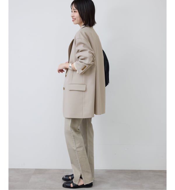 SLOBE IENA「《追加》PE SHARK ビックジャケット」|テーラードジャケット|