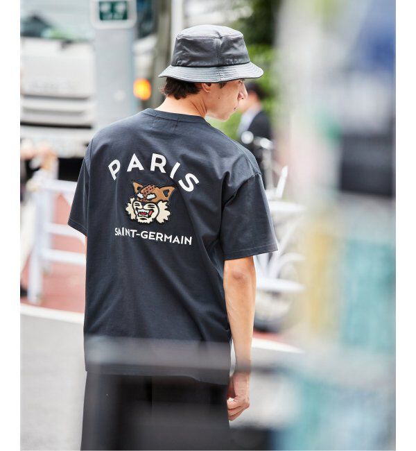 Paris Saint-Germain「【Paris Saint-Germain】カレッジロゴ刺しゅう Tシャツ」|Tシャツ・カットソー|