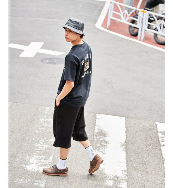 Paris Saint-Germain「【Paris Saint-Germain】カレッジロゴ刺しゅう Tシャツ」|Tシャツ・カットソー|