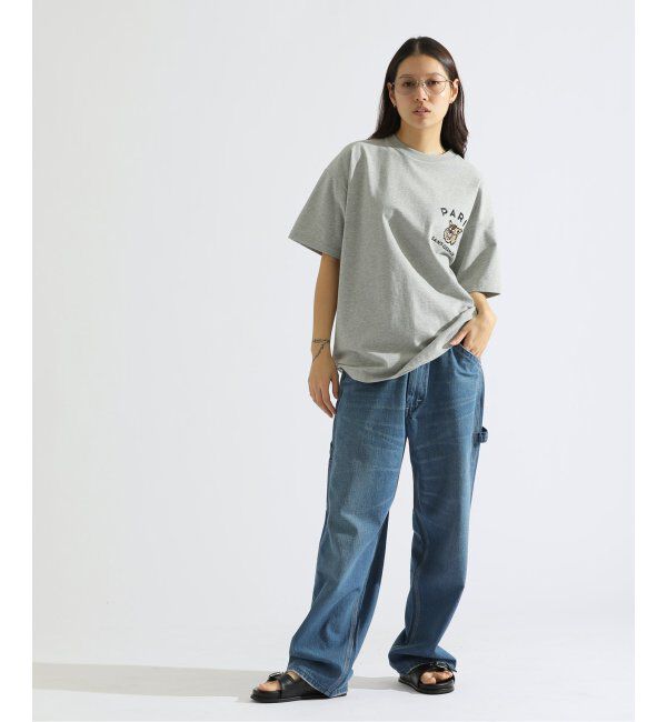 Paris Saint-Germain「【Paris Saint-Germain】カレッジロゴ刺しゅう Tシャツ」|Tシャツ・カットソー|