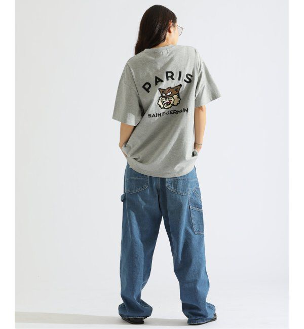 Paris Saint-Germain「【Paris Saint-Germain】カレッジロゴ刺しゅう Tシャツ」|Tシャツ・カットソー|