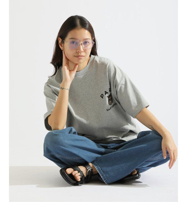 Paris Saint-Germain「【Paris Saint-Germain】カレッジロゴ刺しゅう Tシャツ」|Tシャツ・カットソー|