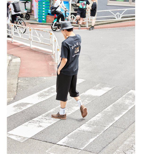 Paris Saint-Germain「【Paris Saint-Germain】カレッジロゴ刺しゅう Tシャツ」|Tシャツ・カットソー|