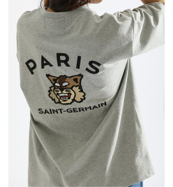 Paris Saint-Germain「【Paris Saint-Germain】カレッジロゴ刺しゅう Tシャツ」|Tシャツ・カットソー|