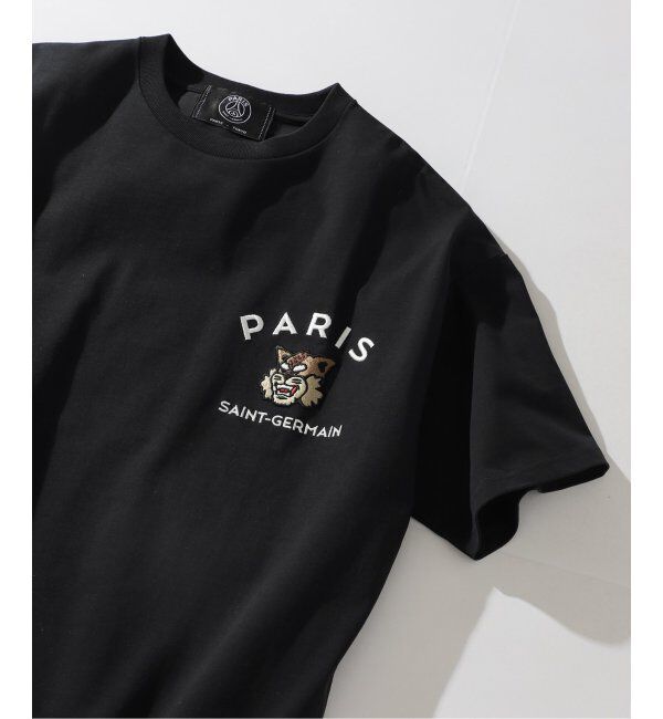 Paris Saint-Germain「【Paris Saint-Germain】カレッジロゴ刺しゅう Tシャツ」|Tシャツ・カットソー|