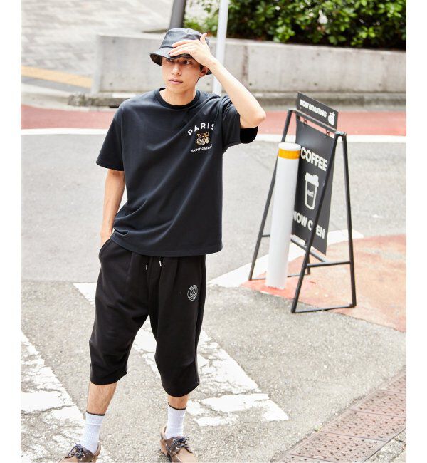 Paris Saint-Germain「【Paris Saint-Germain】カレッジロゴ刺しゅう Tシャツ」|Tシャツ・カットソー|