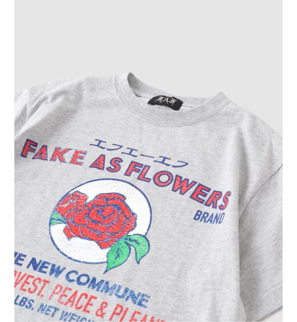 PULP「FAF (FAKE AS FLOWERS) / フェイク アズ フラワーズ LABEL TEE」|Tシャツ・カットソー|