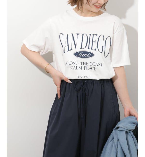 JOURNAL STANDARD relume「SANDIEGOロゴハーフスリーブTシャツ」|Tシャツ・カットソー|