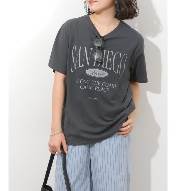 JOURNAL STANDARD relume「SANDIEGOロゴハーフスリーブTシャツ」|Tシャツ・カットソー|