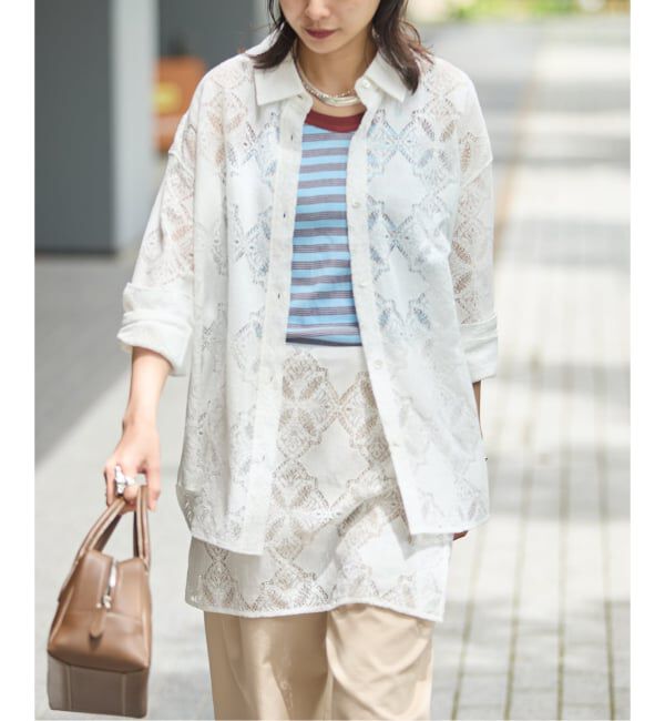 JOURNAL STANDARD「《予約》コードレース シャツ」|シャツ・ブラウス|