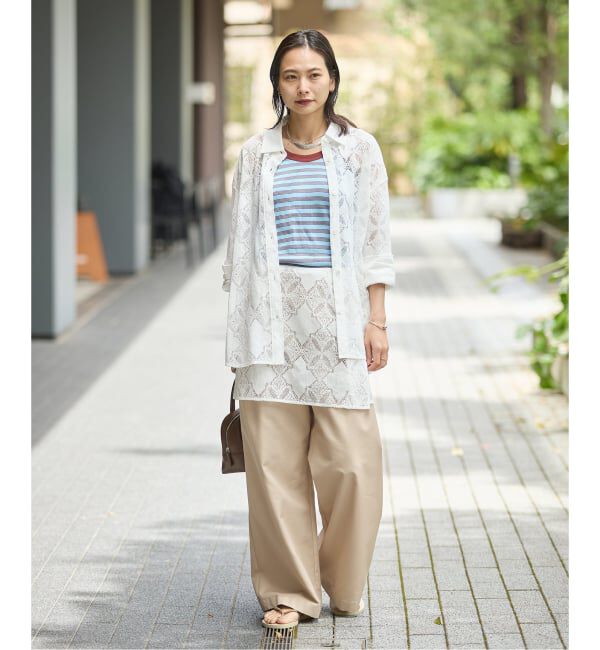 JOURNAL STANDARD「《予約》コードレース シャツ」|シャツ・ブラウス|