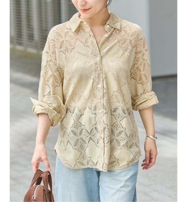 JOURNAL STANDARD「《予約》コードレース シャツ」|シャツ・ブラウス|