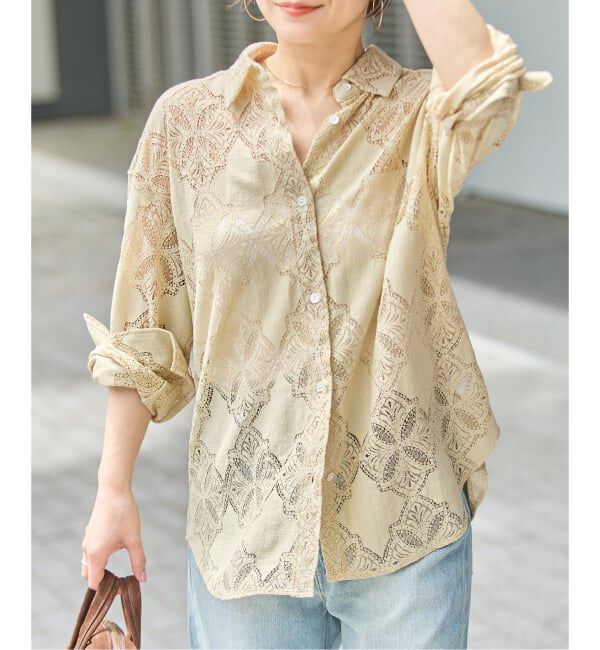 JOURNAL STANDARD「《予約》コードレース シャツ」|シャツ・ブラウス|