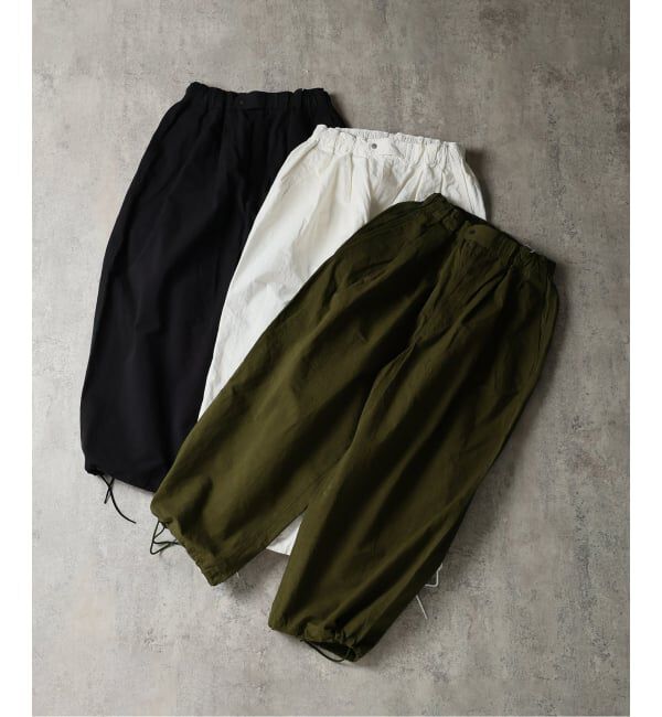 J.S.Homestead「《予約》J.S.Homestead / コットン ヘンプ エア クルー パンツ」|スラックス|