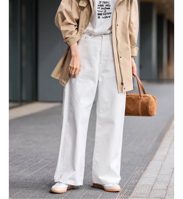 FRAMeWORK「ルーズストレートデニムパンツ」|デニム|