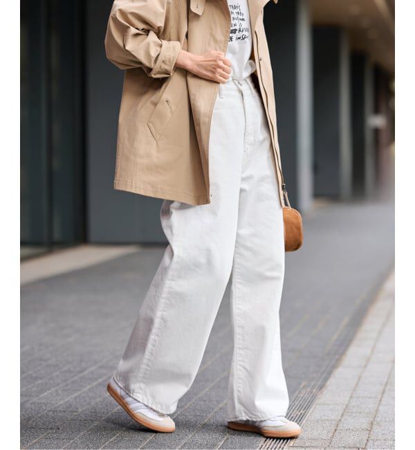 FRAMeWORK「ルーズストレートデニムパンツ」|デニム|