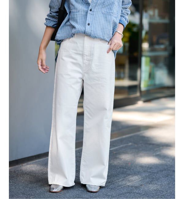 FRAMeWORK「ルーズストレートデニムパンツ」|デニム|