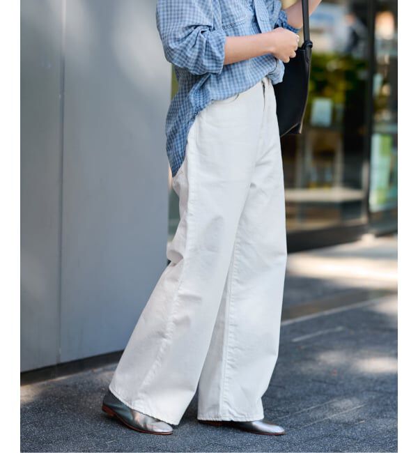 FRAMeWORK「ルーズストレートデニムパンツ」|デニム|