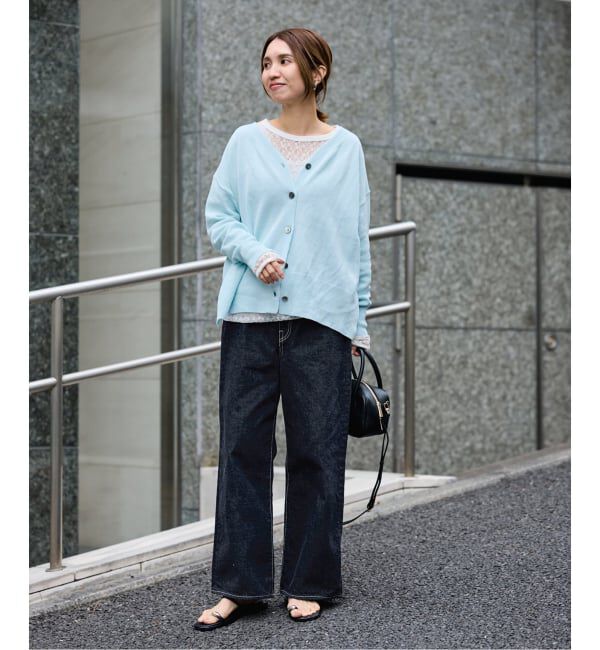 FRAMeWORK「ルーズストレートデニムパンツ」|デニム|